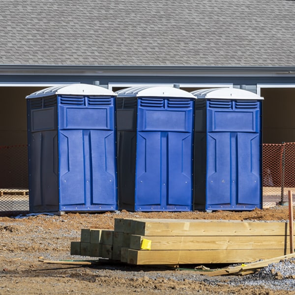 what is the expected delivery and pickup timeframe for the porta potties in Pollock Missouri